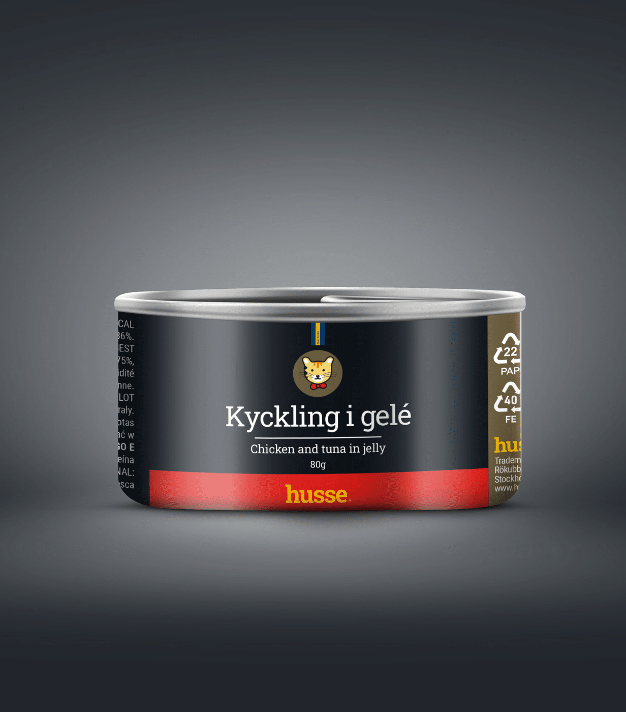 Poulet en gelée pour chat | Kyckling i gelé – 12 x 80 g